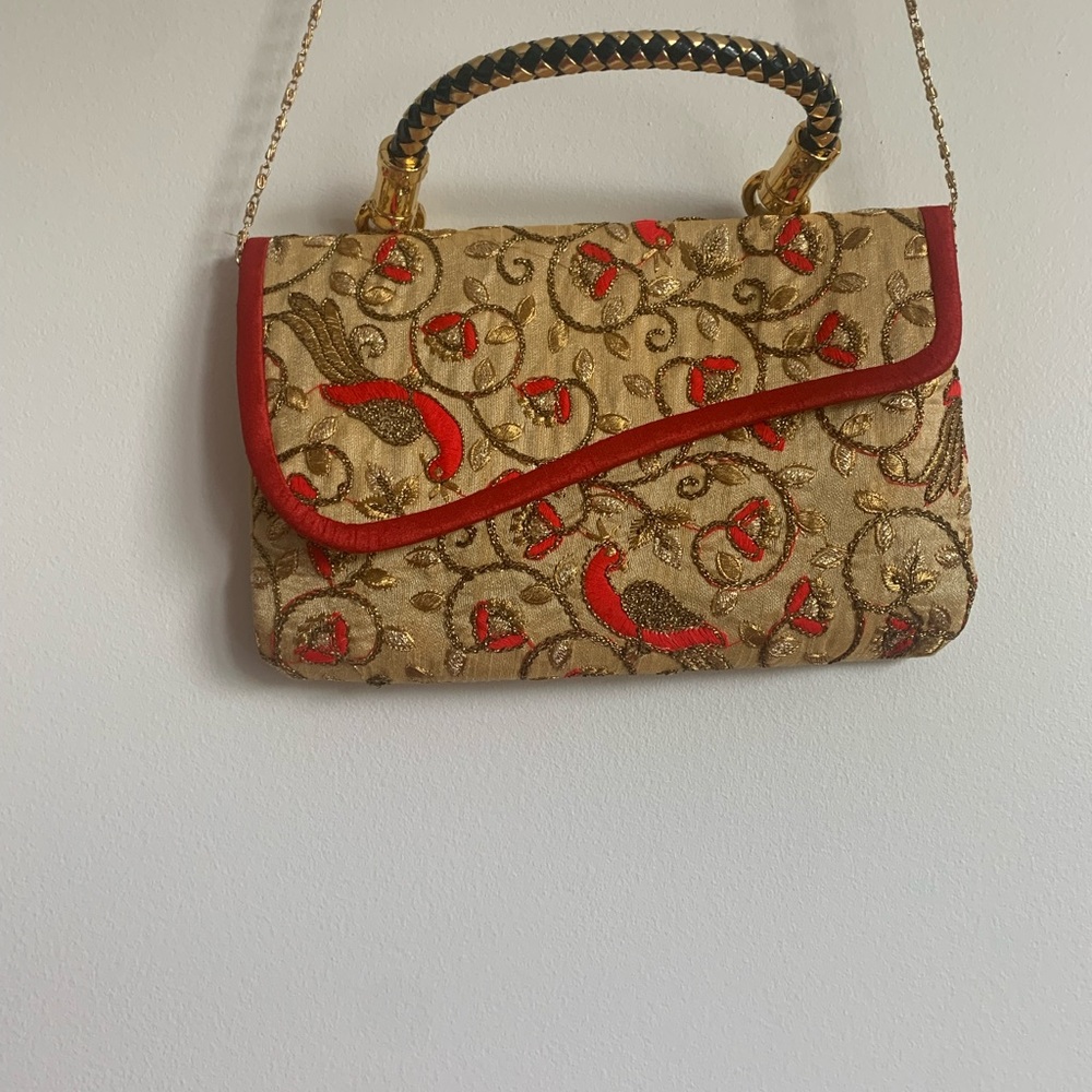 Indian embroidered crossbody bag